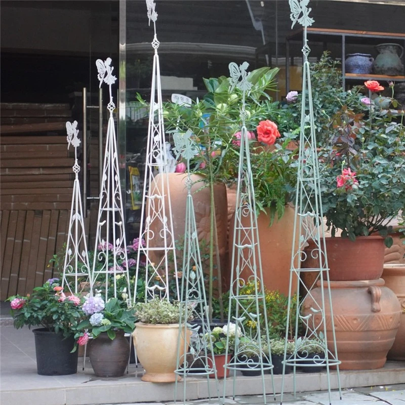 Fence, courtyard, rose, wrought iron tower, decoration, climbing birds, outdoor climbing angels