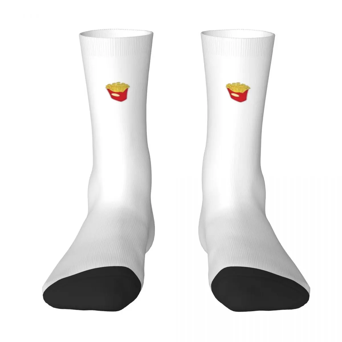 Winter Warm Casual Men's Women's French Fries Joke Food Fun Colourful Trending Socks Ketchup Sweat Absorbing Basketball Socks