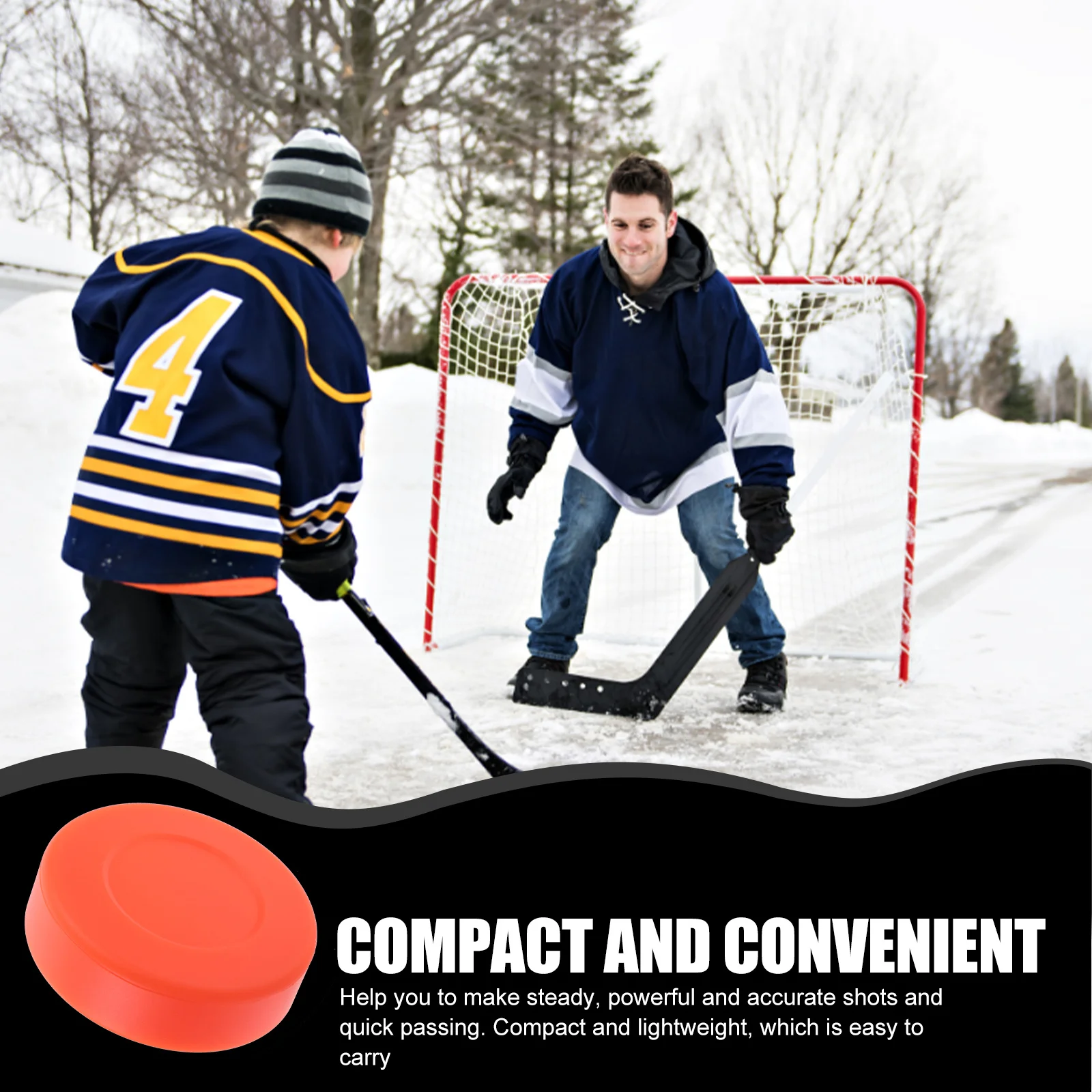 

4 шт. шайба для хоккея с шайбой из ПВХ для тренировок и соревнований. Использование для развития раннего интереса в хоккей с шайбой.