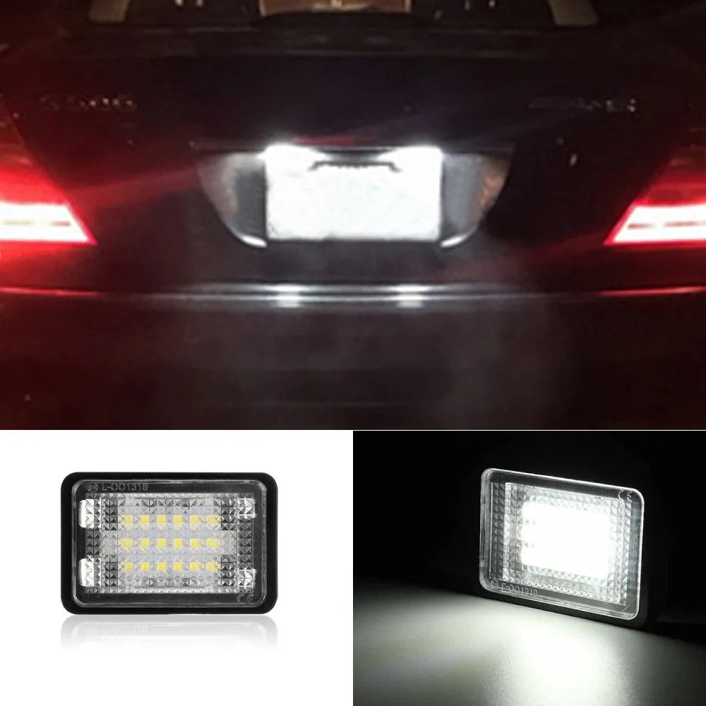 

For Mercedes Benz 07-12 X204 GLK350 300 260 320 220 license plate light LED rear license plate light