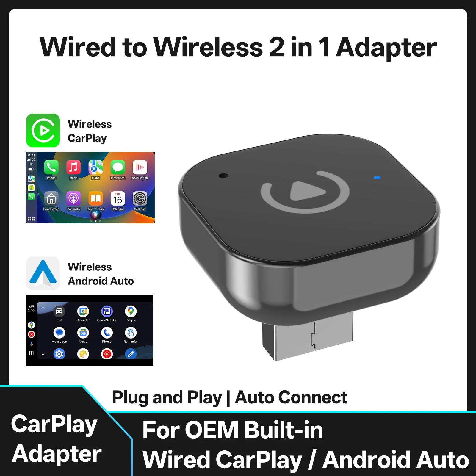 2In1 Wireless Carpl…