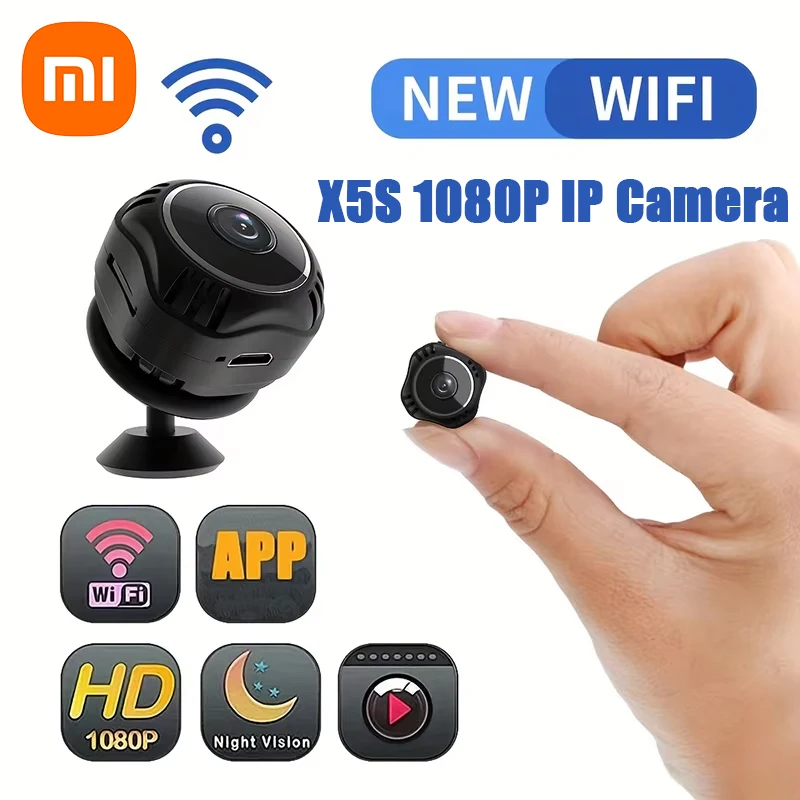 Xiaomi X5S Camera 1080P Voice Recorder Remote Control Mini Security Wifi Camera Wireless Security Video Camcorders Night Vision