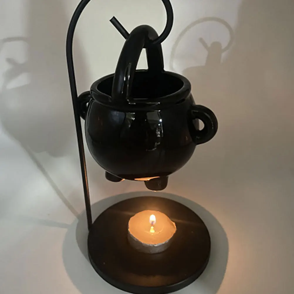 

Essential Oil Burner Cauldron Wax Melter Scented Aroma Diffuser Portable Lightweight for Living Library