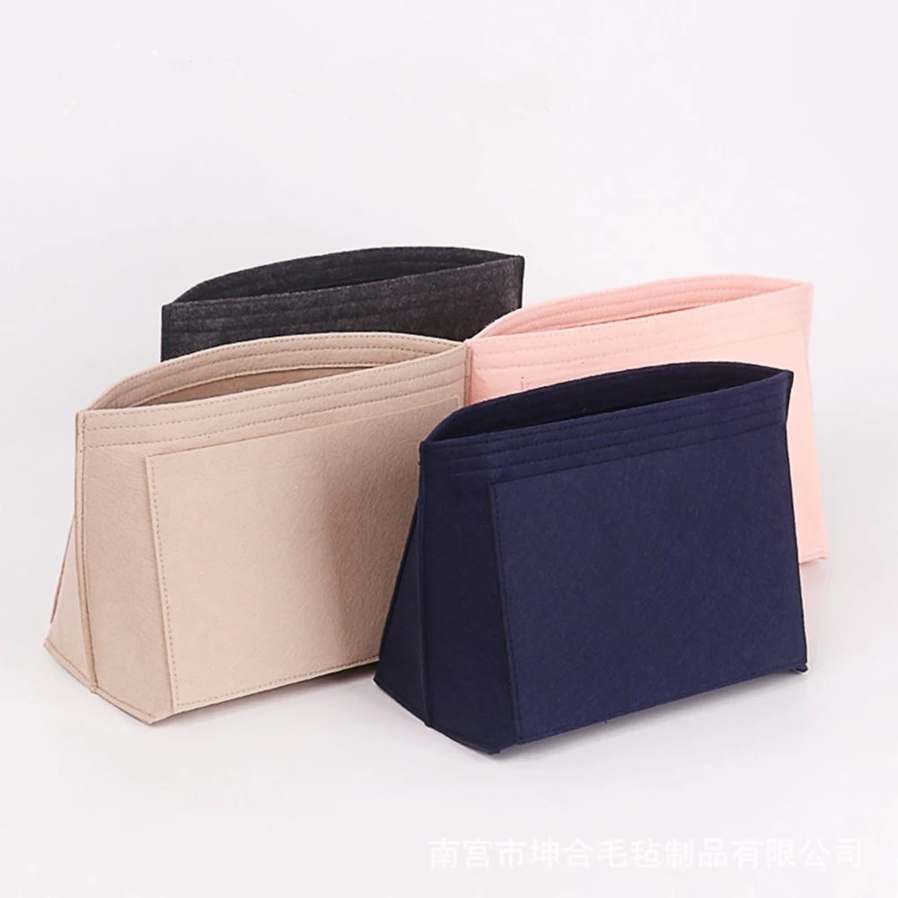 Felt Insert Bag for Longchamp Tote Handbag Lining Bag Insert Purse Organizer Travel Cosmetic Organizer Separate Storage Bag