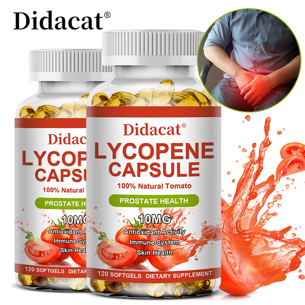 Lycopene Capsules for Systemic and Male Immune Health, Urinary and Prostate Health