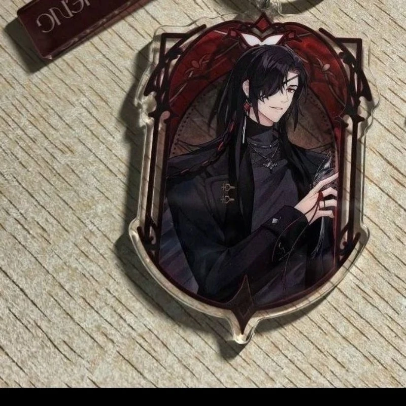 Anime Tian Guan Ci Fu Acrylic Keychain  Animation  Hua Cheng Xie Lian CP Wave Board Bag Charm Hanging Accessories Pendant Gift view 3