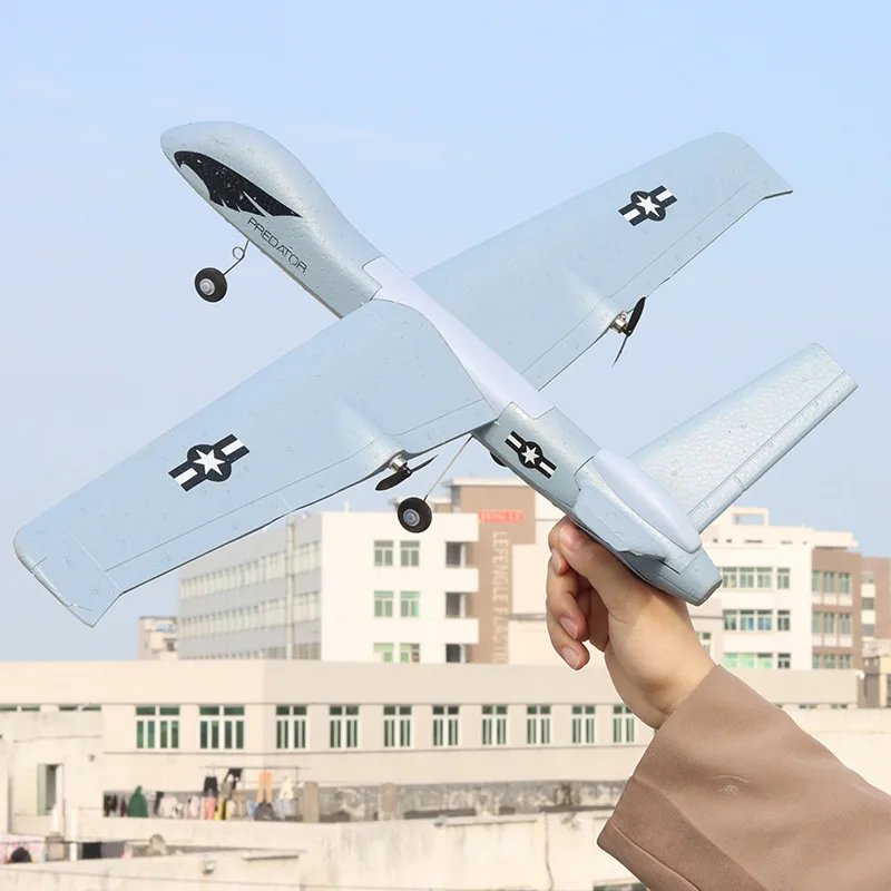 Z51 RC Airplane Fixed Wing Foam Glider Z55 Predator Fighter Jet Model Remote Control Aircraft Toy for Kids Adults - Image 2