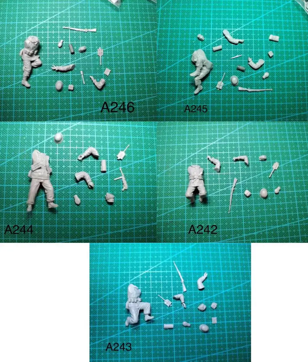 1/35 Resin Model Figure GK，   Unassembled and unpainted kit