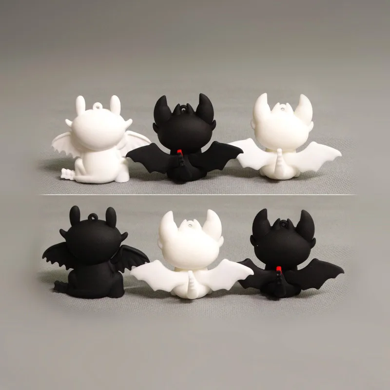 6cm Toothless Toy Anime Figurines Toy Figures Movable Joints Action Figure Model Dolls Children Birthday Decoration Toy Gift