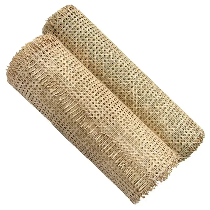 

Natural Indonesian Real Rattan Wicker Cane Webbing Roll Furniture Chair Table Repair Material Cabinet Door Ceiling Wall Decor