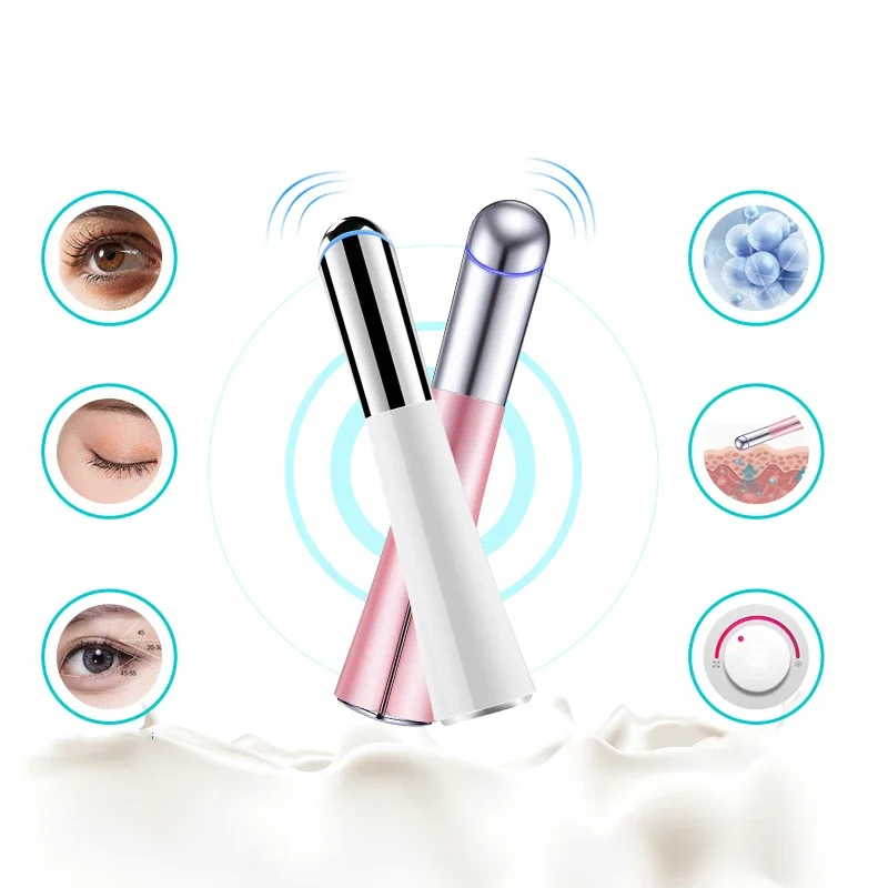 Electric Eye Massager Anti Wrinkle Eye Massage Anti Aging Eye Care LED Screen Hot Massage USB Rechargeable Massage Device