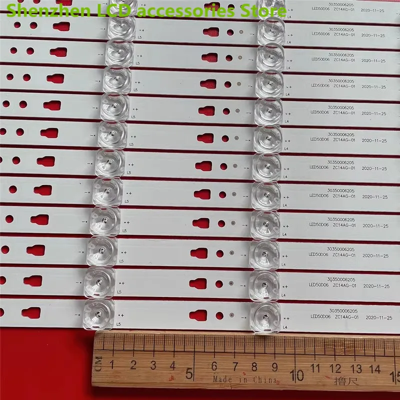 하이얼 오리지널 LED 백라이트 스트립, 메가 LCD, 49cm, 6LED 100%, 50A6LE50U51A