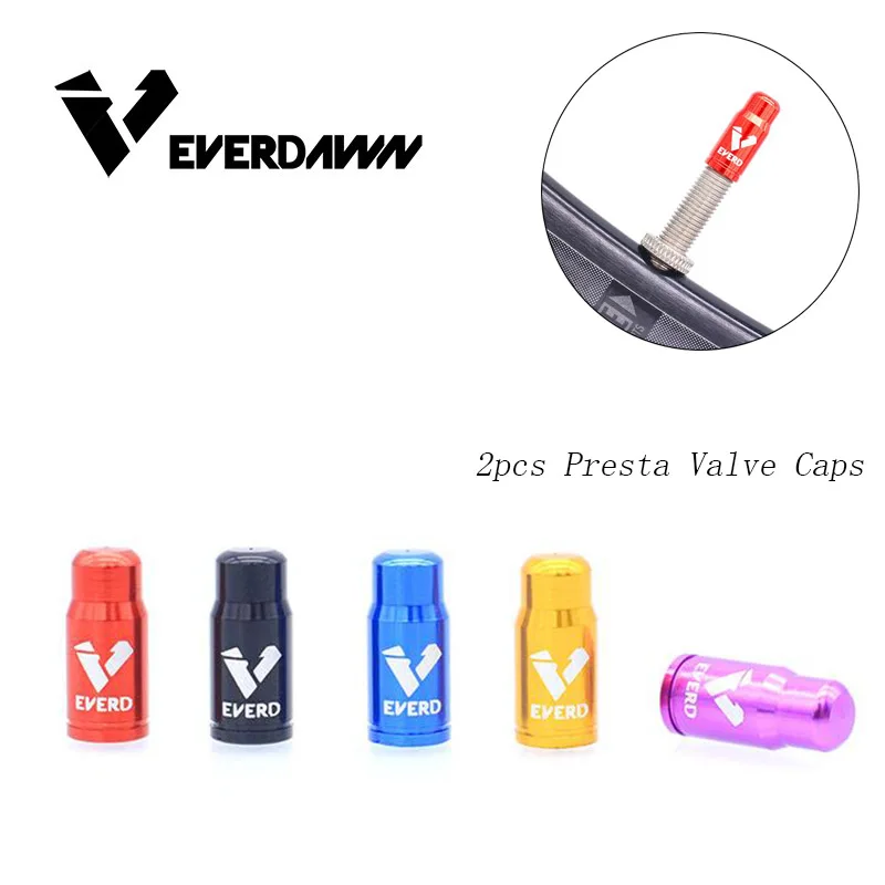 1Pair 5 Colors Road MTB Bike Wheel Tire Covered Protector Schrader French Tyre Dustproof Bicycle Presta Valve Cap Dust Cover