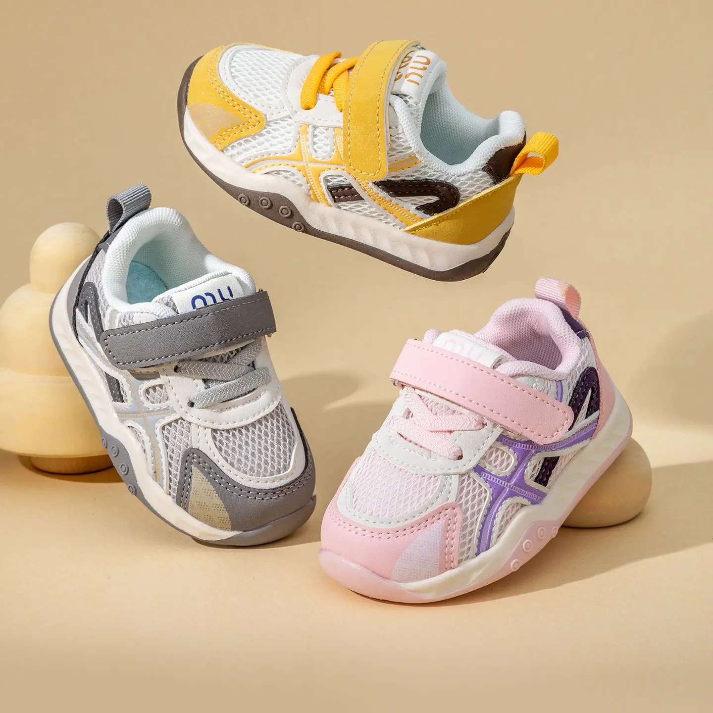 

Children's Sports Shoes Spring Girls Toddler Shoes Non-slip Soft-soled Running Infant Toddler Shoes