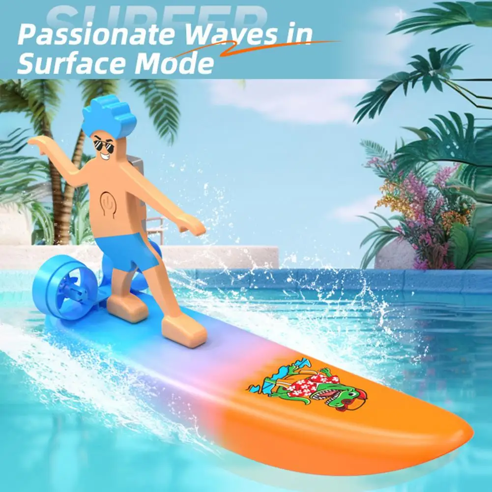 

Water-resistant Electric Skateboard Remote Control Surfboard Speed Boat Toy for Toddlers 2.4ghz Waterproof Rc Racing for Boys