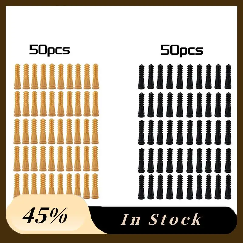 

50PCS Chicken Plucker Fingers, Poultry Feather Plucking Rubber Hair Removal Finger For Chicken Duck Quail Goose Durable Yellow