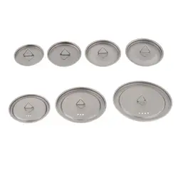 Titanium Water Cup Lid Camping Pot Lid Grill Accessories BBQ Coffee Mug Lid