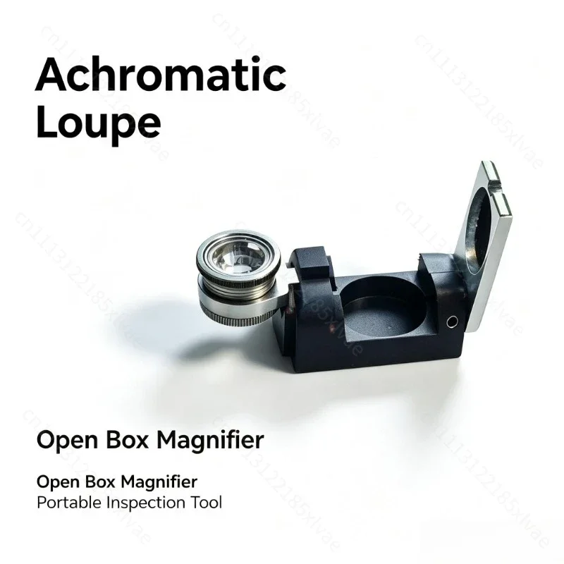 Achromatic Box Magnifier, Clear Vision Open Design Magnifying Glass for Detailed Observation
