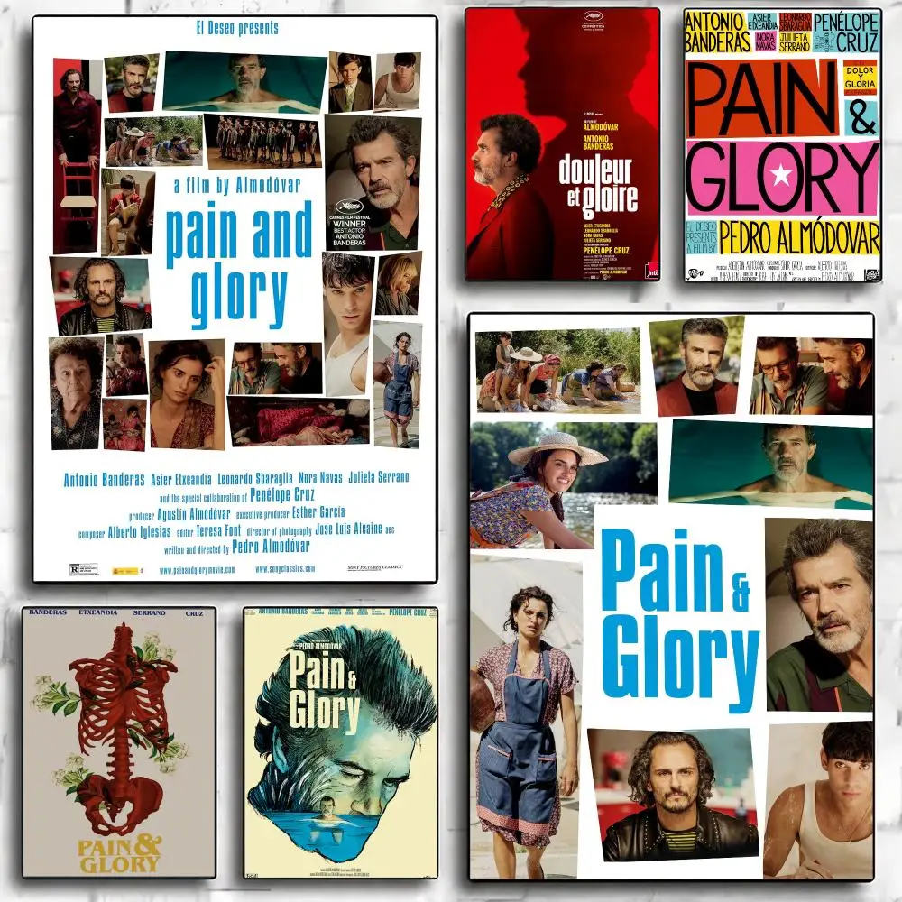 classic movie P-Pain and Glory 2019-Y Poster Minimalist Wall Sticker for Cafe Office Bar Home Decor and Gift