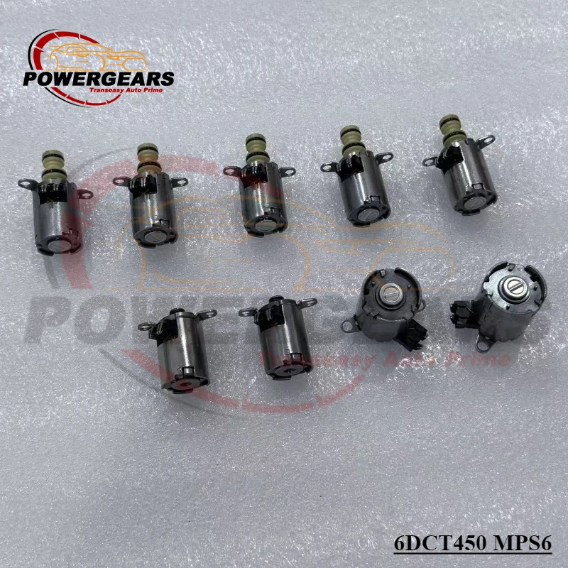 

6DCT450 MPS6 9PCS 6-Speed Transmission Solenoid Kit Gearbox Solenoids Fits For VOLVO FORD JOURNEY 7M5R AG9R
