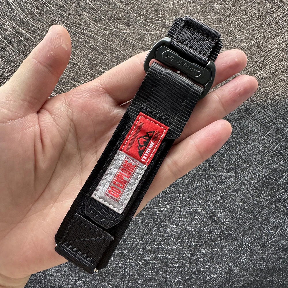 22 مللي متر سهلة تناسب الرياضة النايلون حزام لهواوي ساعة GT6 GT5 برو الفرقة ل GT6 GT5 GT4 GT3 46 مللي متر في نهاية المطاف سوار الساعات #4