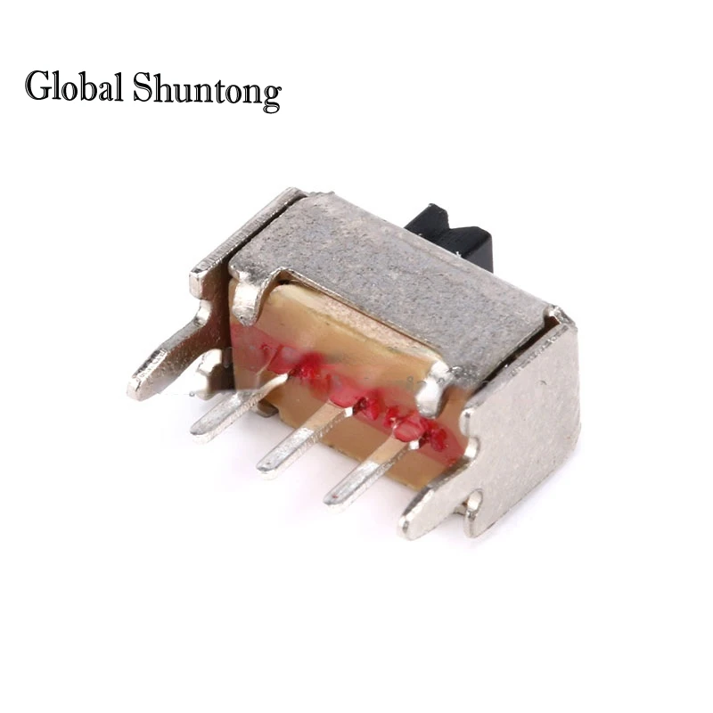 

10Pcs SS-12D07G3 3MM Handle High Belt Bracket Small Toggle Switch Three Feet / Two Files Diy Electronics