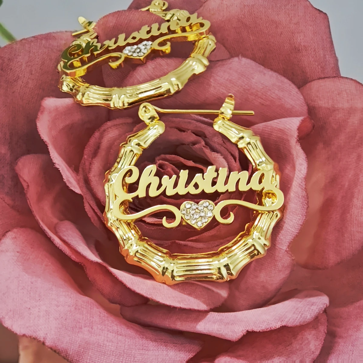 Customized Stainless Steel Earrings Custom Name Earrings Fashionable Women's Earrings Customized Birthday Gifts  Christmas Gifts