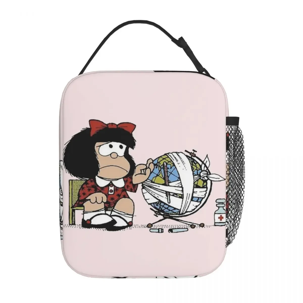 

Lunch Boxes Lovely Mafalda Quino Merch Lunch Container Multifunction Cooler Thermal Lunch Box For Picnic