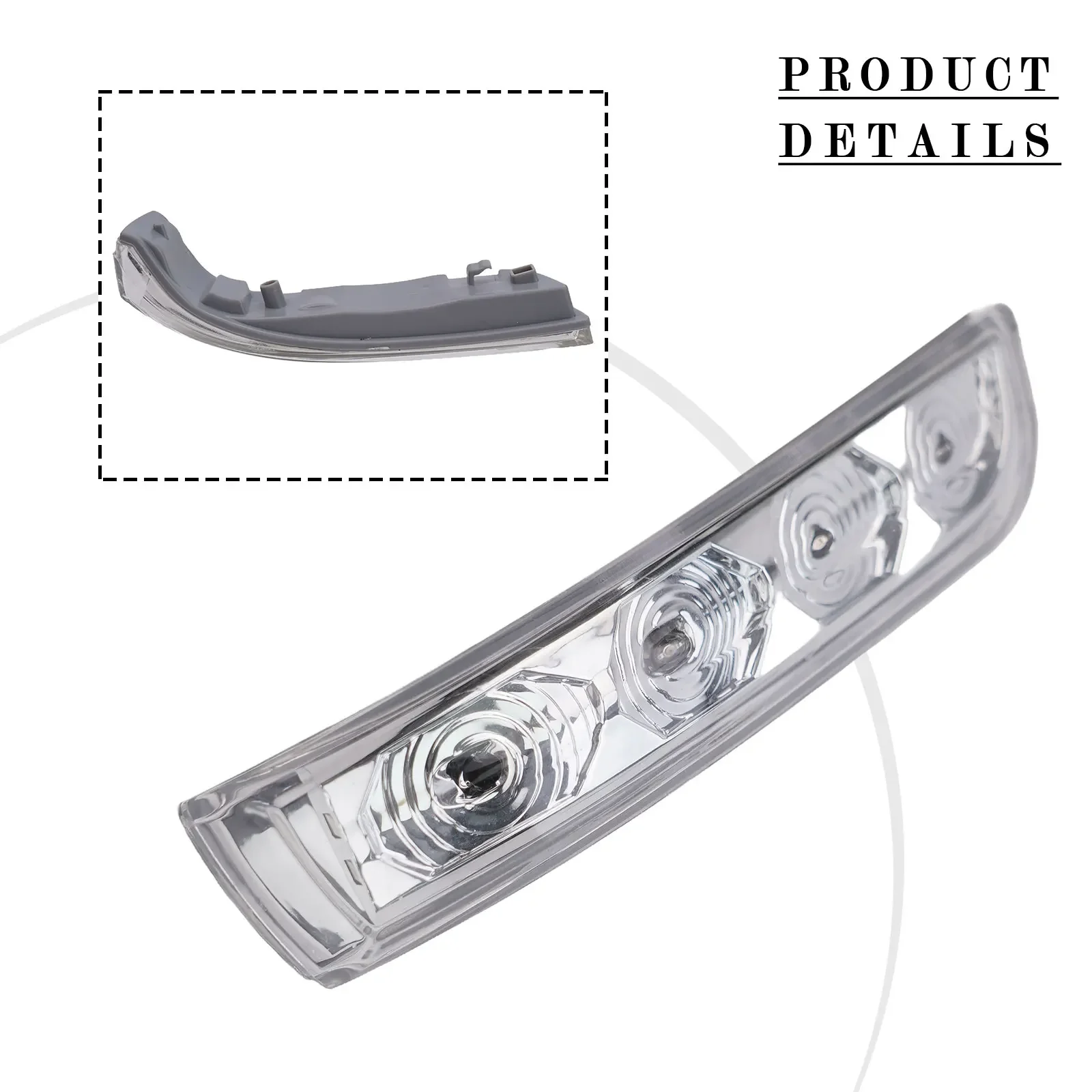 LED Turn Signal Light for LEFT Rearview Mirror on For Hyundai I30 2009 2012 Amber Color Long Lasting 50 000 Hours