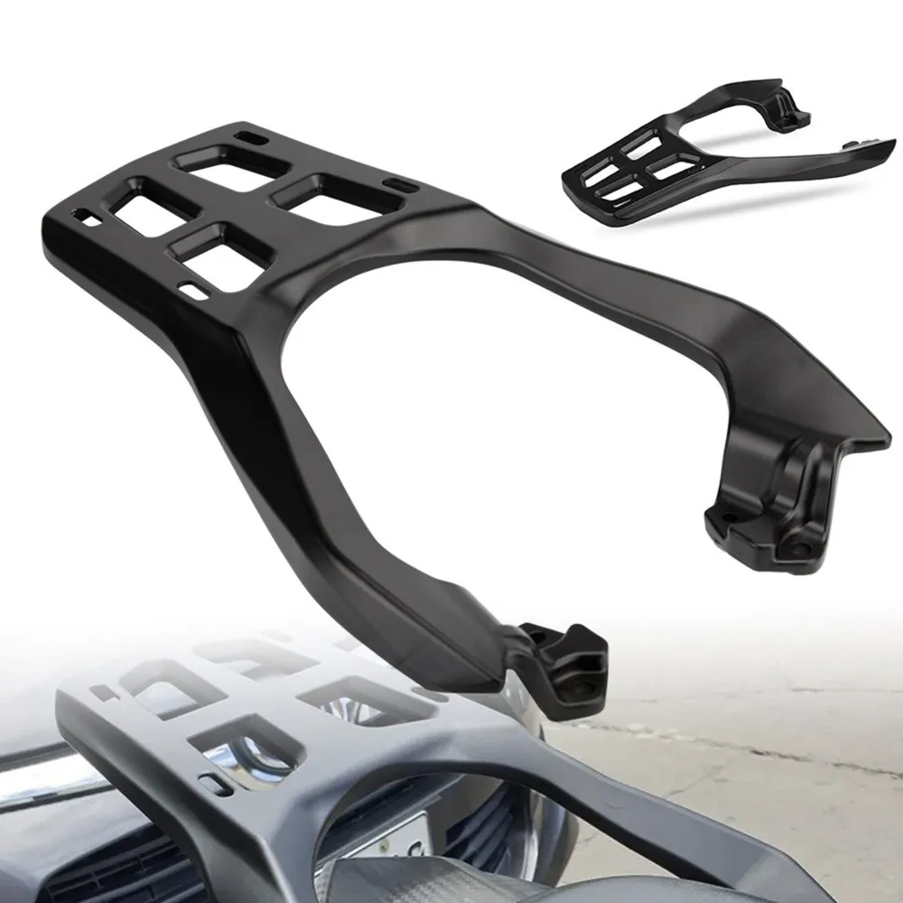 

New Motorcycle Top Box Bracket Heavy Duty Black Luggage Rack Aluminum Easy to Install Rear Boot Roof for MIO i125