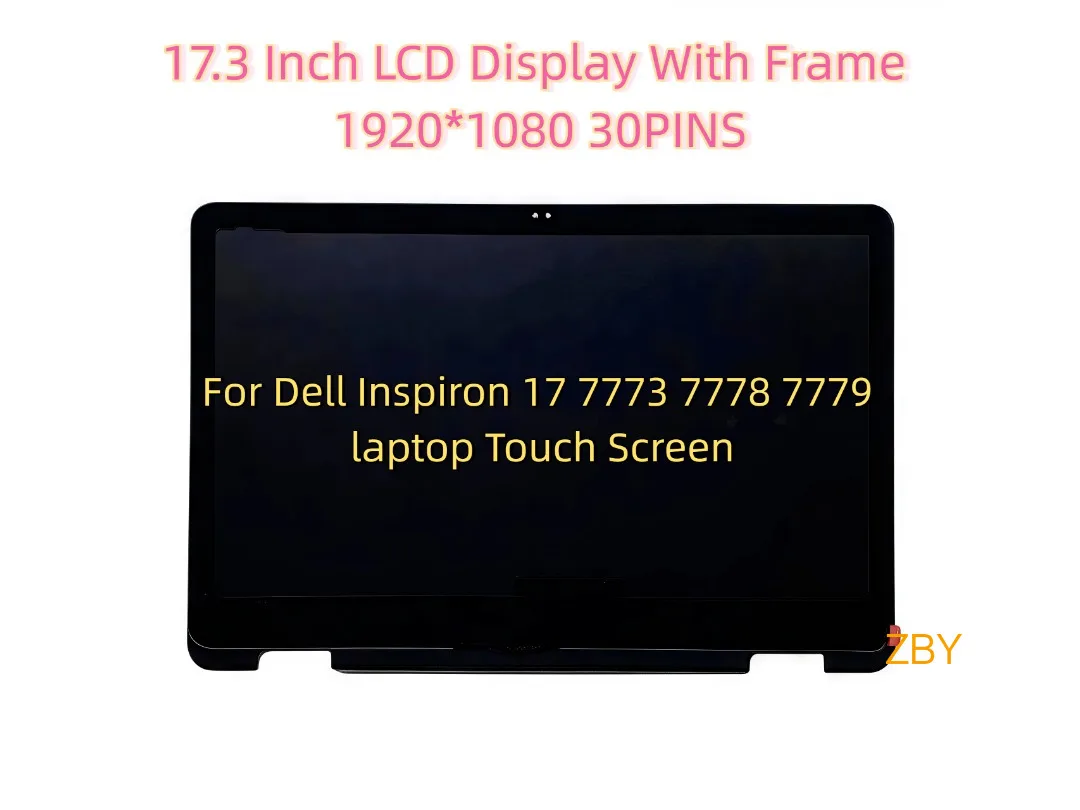 For Dell Inspiron 17 7773 7778 7779 laptop Touch Screen Replacement Assembly 17.3 Inch LCD Display With Frame 1920*1080 30PINS