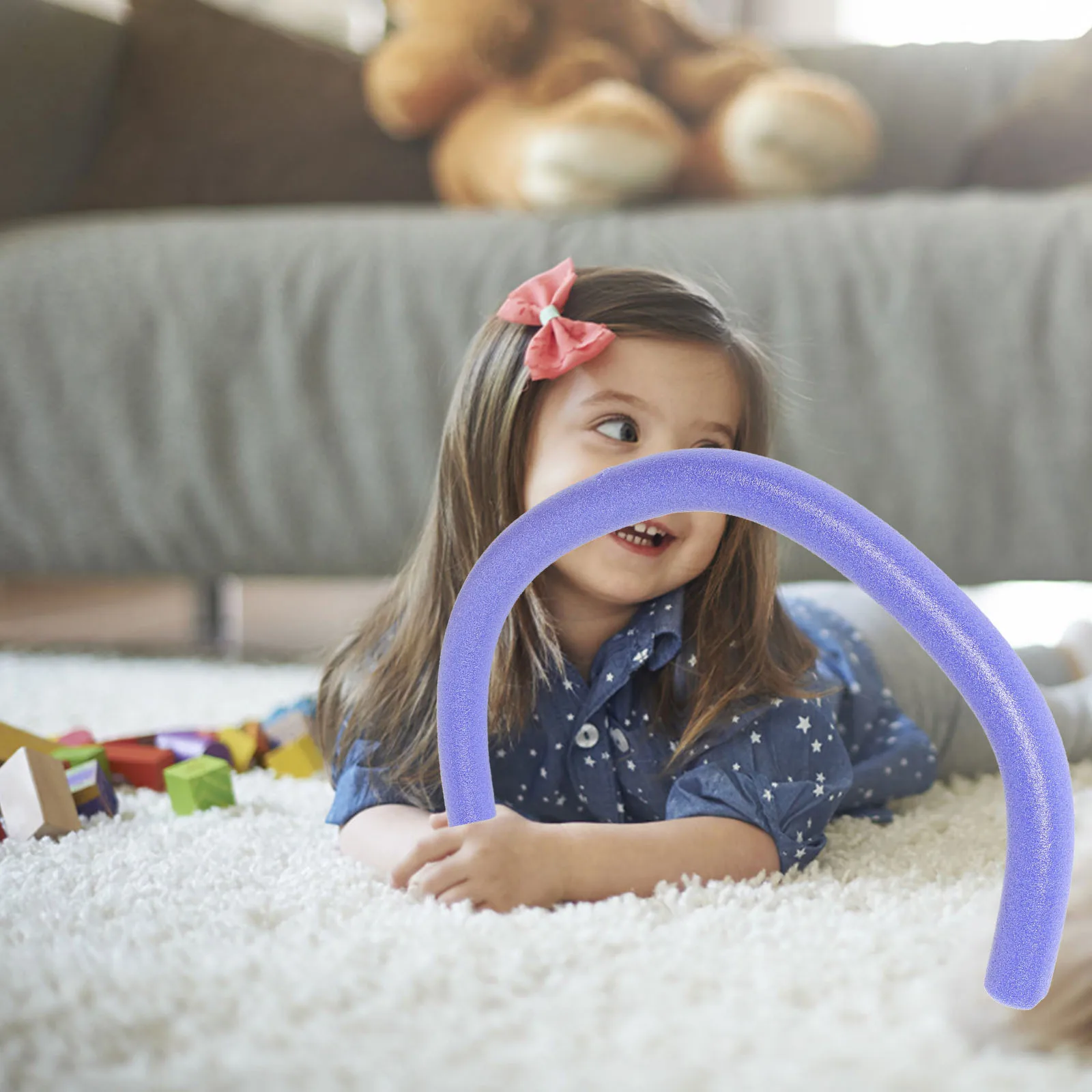 Bâton flottant de piscine en mousse pour nouilles de natation, équipement d'entraînement solide pour enfants et adultes, activités d'exercice de natation