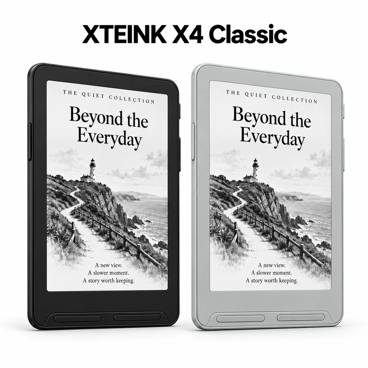 XTEINK X4 Classic Pocket E Ink Reader 16GB 920mAh Battery Life Eye Protection Ultra Thin Magnetic E-book Reader