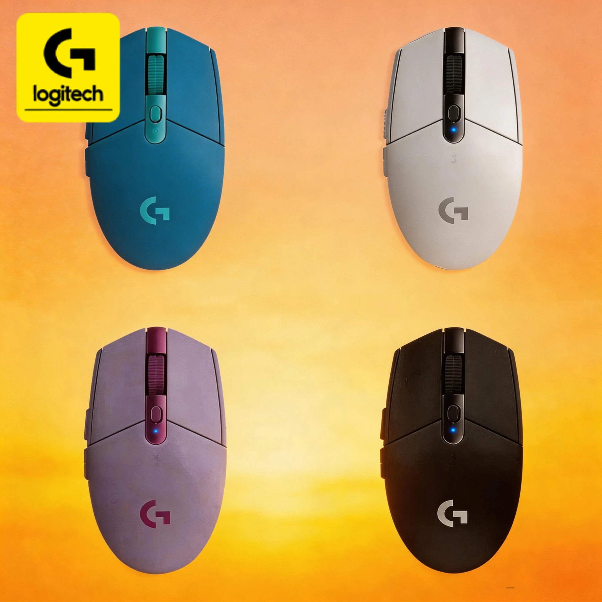 Logitech G305/G304/G402 mouse, with battery life up to 250 hours, 1ms latency, and 6 programmable keys