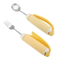 Elderly Auxiliary Spoon Utensil Fork For Elderly Patient Arthritis Disabled Eating Aids Tableware Removable Food Aid Cutlery