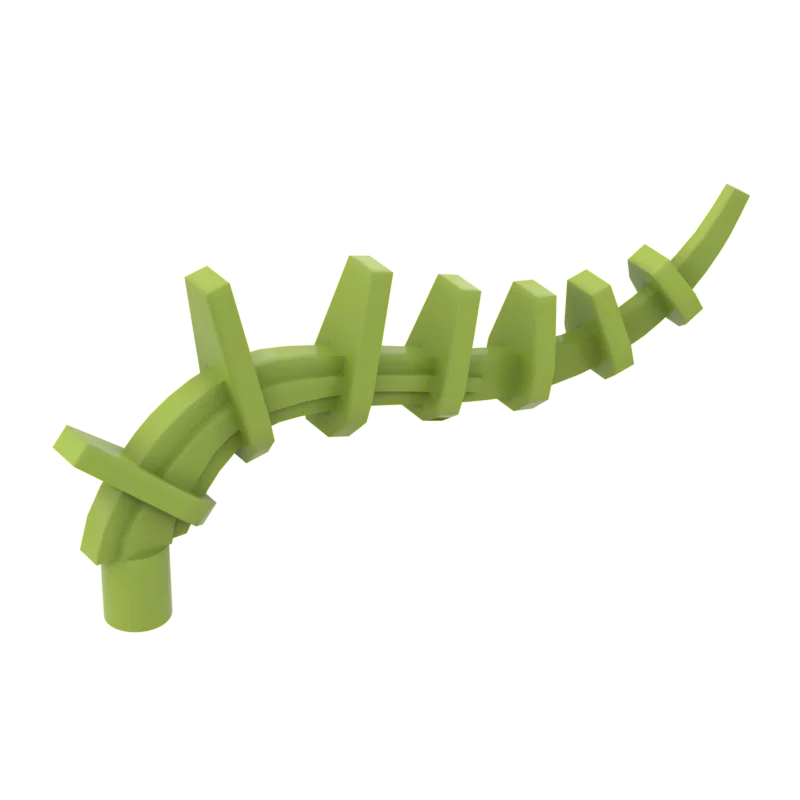 10pcs MOC Brick Parts 55236 Plant Vine Tail Compatible Building Block Particle DIY Assmble Kid Puzzle Brain Toy Birthday Gift