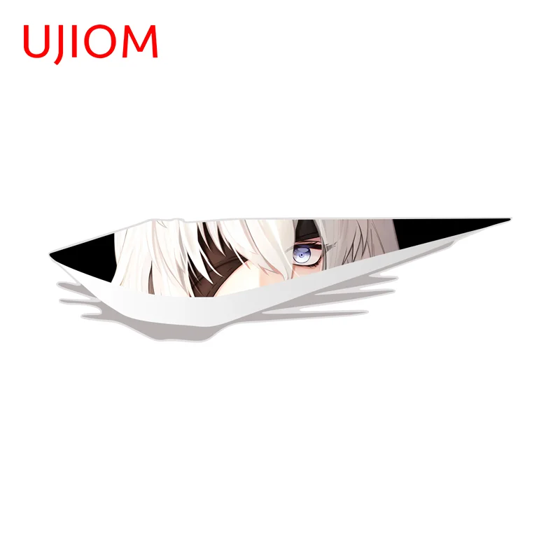 UJIOM Nier 2B Eye Tear Wall Sticker Unique Peeking Creative Personality Sunscreen Decal Suitable For Light Switch Murals
