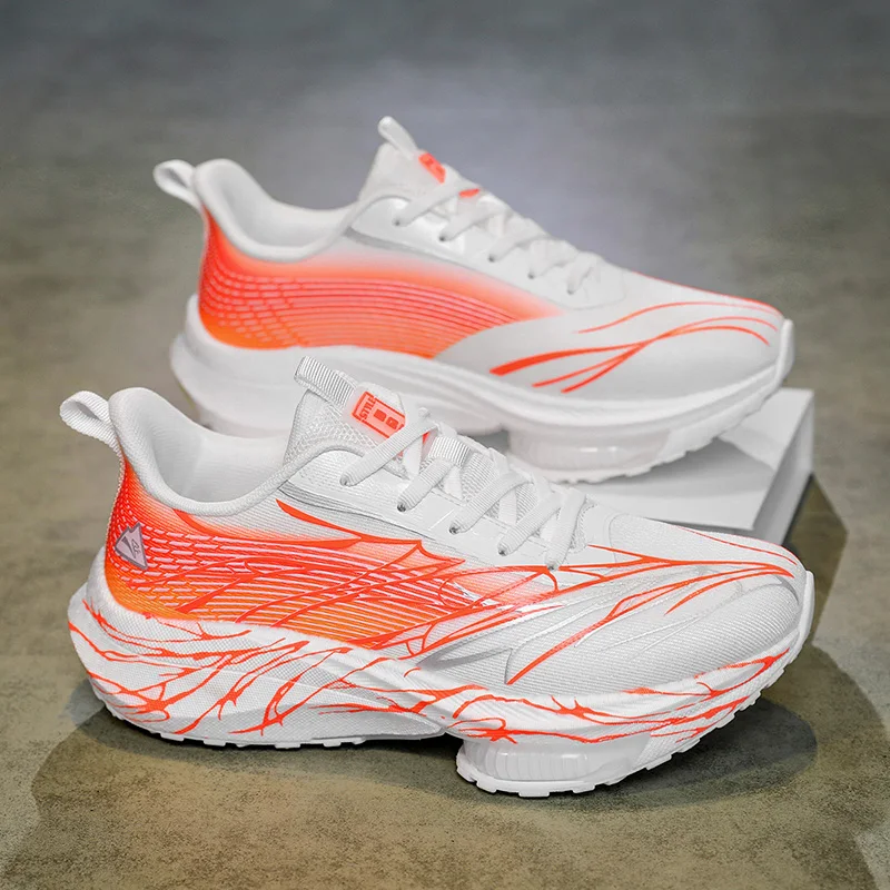 

Hot Selling Anti Slip Professional Mens Womens Sports Shoes Lightweight Marathon Running Shoes Shock-absorbing Walking Shoes