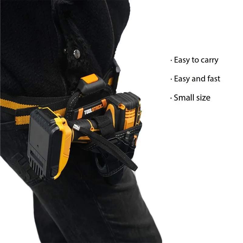 TOOLSTACK المدمجة الحفر الحافظة حقيبة العمل عالية الجودة الحفر الحافظة حفار كهربائي حقيبة المفك الحقيبة الشريط حقيبة أداة حقيبة التخزين #6