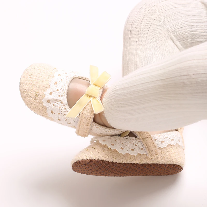 Chaussures de Princesse pour Bébé de 0 à 18 Mois, Souliers d'NikMignons, Simples et Généreux, à Semelle Souple, à la Mode