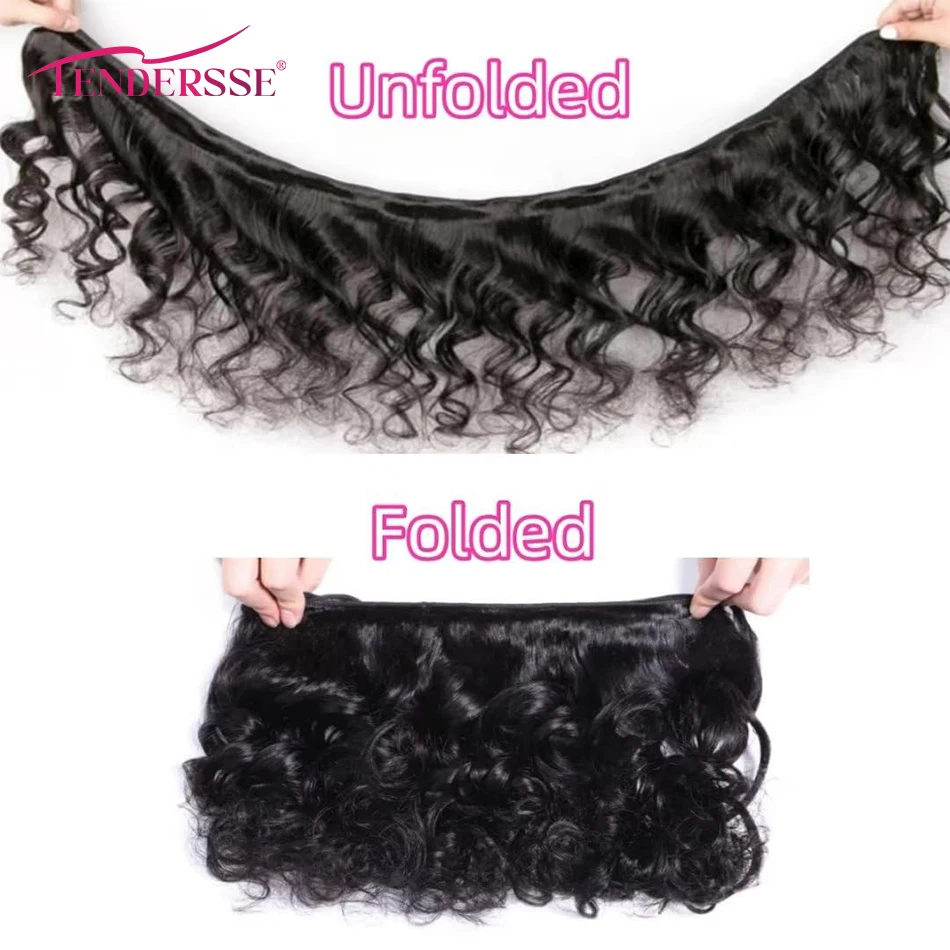 Tendresse 12A Malaysia Loose Wave Bundle Human Hair 100%  Remy Hair 3 Bundles Loose Wave Human Hair Bundles Extensions for Women