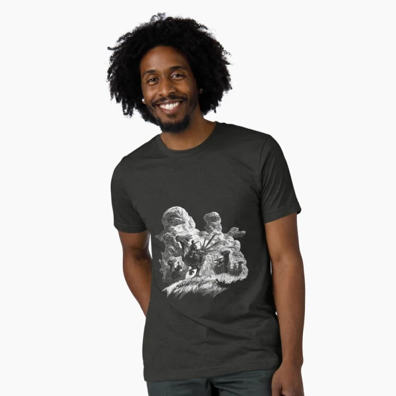 

War of the Lions Final Fantasy Gift t shirt for RPG gamer 100% cotton printed Men's Short Sleeve Graphic T-Shirt All size tops