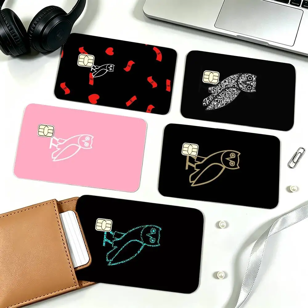 D-Drake OvO O-OWL  Credit Card HD Stickers Game Card Decal Small Chip Waterproof Sticker Gift