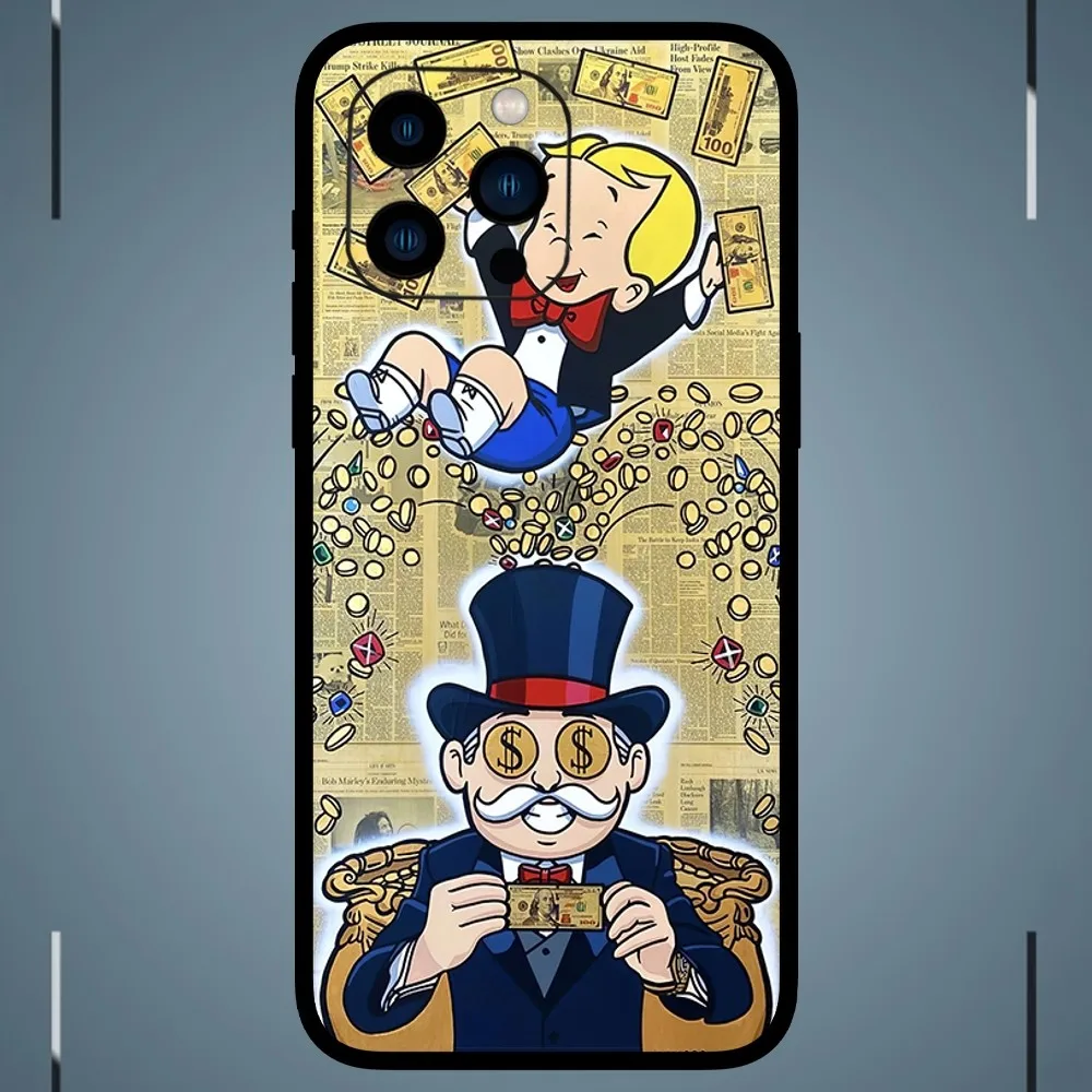 Alec Monopoly Phone Case For iPhone 15 14 13 12 11 Pro Max mini XS XR X 8 Plus SE Cover