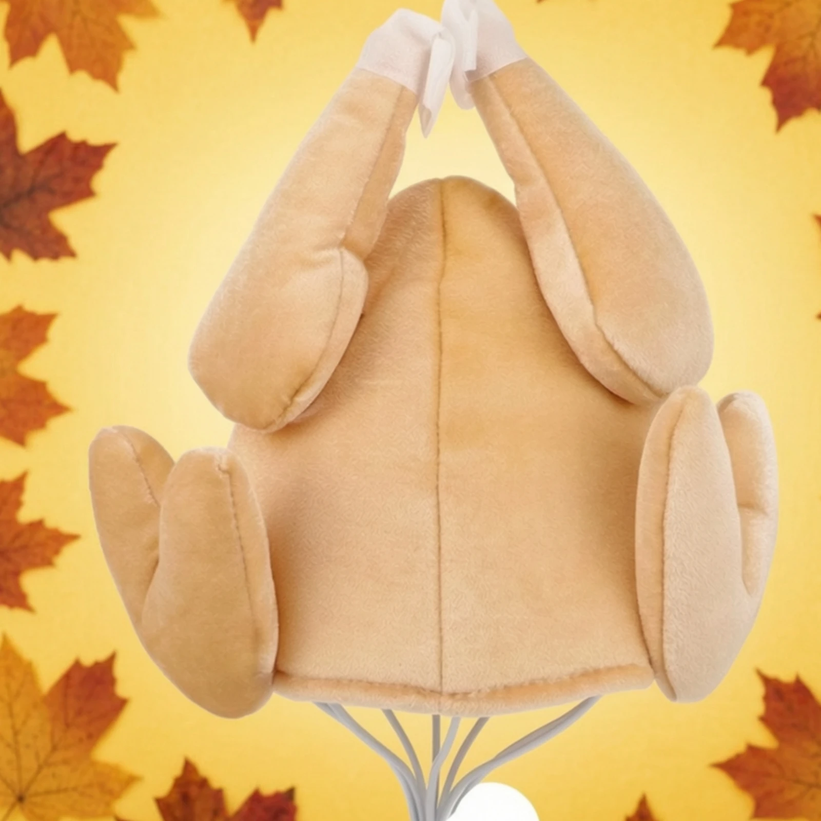 Turkey Novelty Hat Funny Turkey Costume Hat Headwear Whimsical Comfortable for Adults, Holiday Parties, Family Photos
