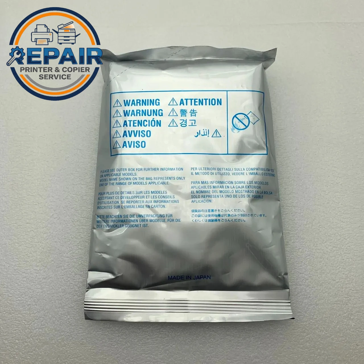 Oryginalny developer DV614 do KONICA MINOLTA C1060 C1060L C1070 C1070L C2060 C2060L C2070 C2070L, proszek żelazny DV-614 — zdjęcie produktu 4