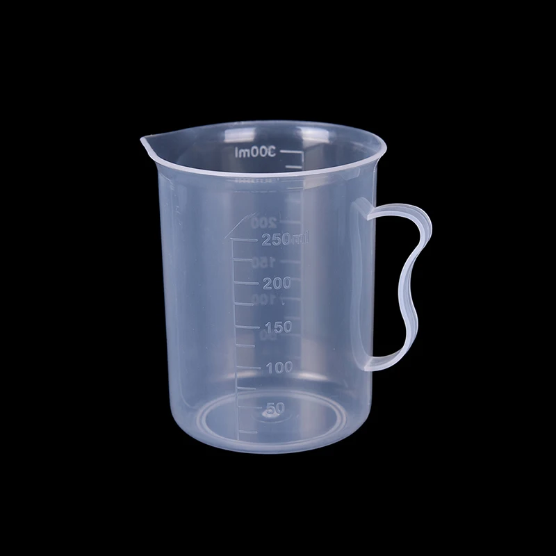 1/2 Piece 20-1000ml Plastic Graduated Measuring Cup Liquid Container Epoxy Silicone Maker Transparent Blender Cup