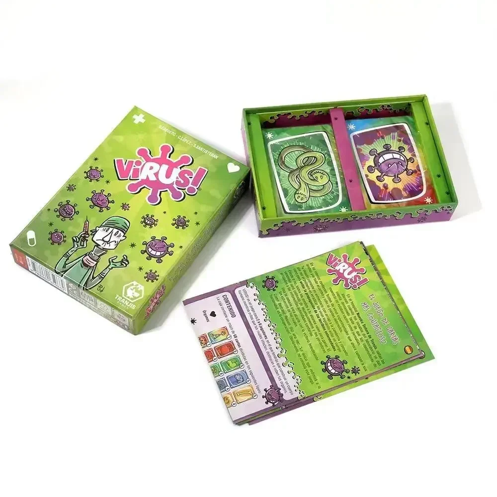 Virus Board Game The Contagiously Fun Card Games Spanish English French VersionParty Game for Fun Family Game