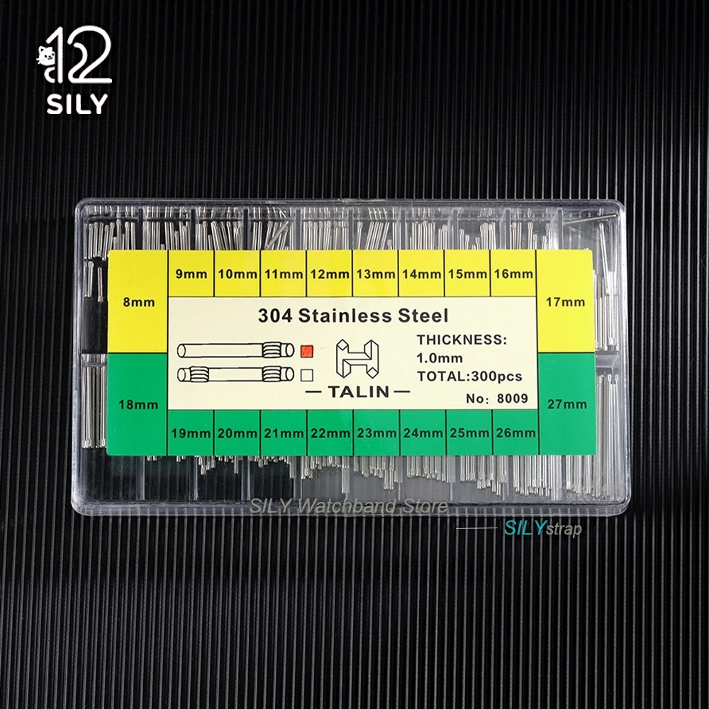 300pcs Watch Band Split Bar Link Pins, Accessory Pack