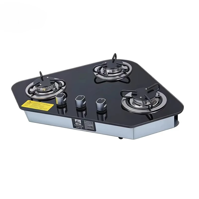 New Product Yahct RV Gas Stove 2/3 Burner Cooktop Combo Built-in L.P.G Gas Electric Ignition SMART VOLUME With BIG POWER GR-B003